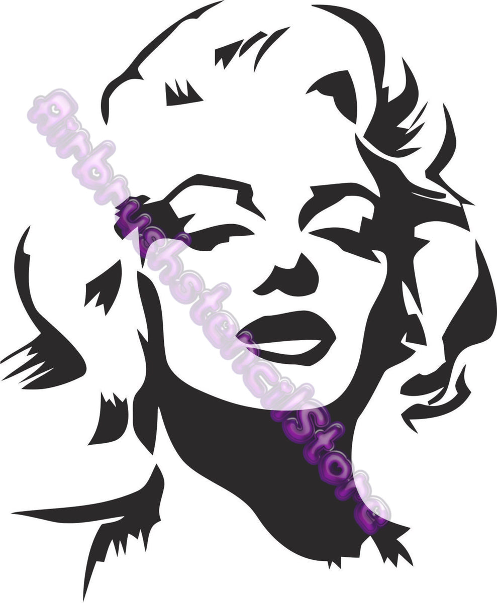Joker (D) Airbrush art stencil available in 2 sizes Mylar ships worldw –  Air Brush Stencil Store