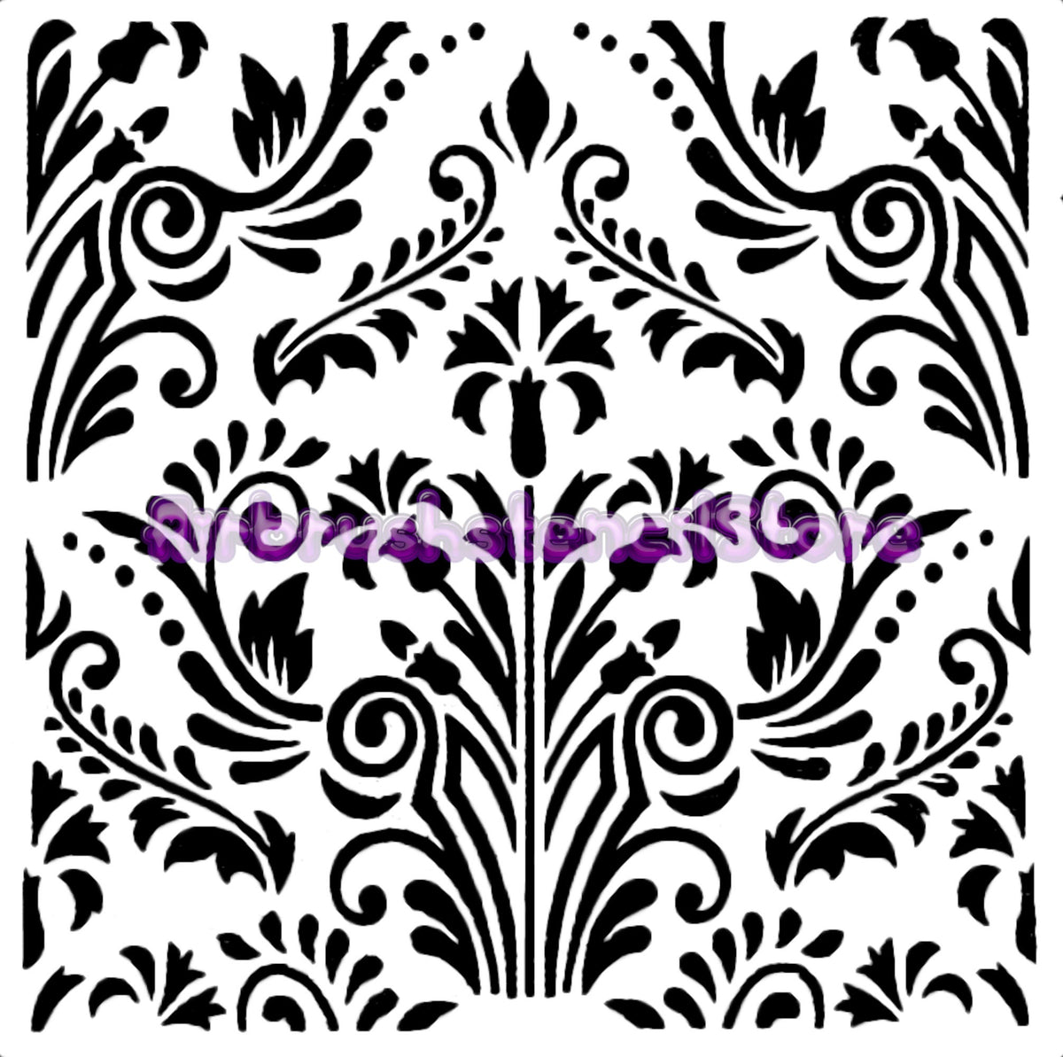 Airbrush art stencil available in 2 sizes Mylar ships worldwide. Air