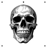 6 Layer Skull art airbrush Stencil set template