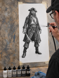 6 Layer Pirate Stencil set template Ships worldwide Reusable many times durable mylar