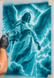 6 Layer Celestial Guardian Angel Stencil set template Ships worldwide Reusable many times durable mylar