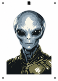 6 Layer Alien Commander Stencil set template