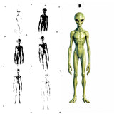 6 Layer Alien Stencil set template