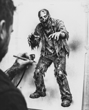 6 Layer Zombie art airbrush Stencil set template