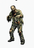 6 Layer Zombie art airbrush Stencil set template