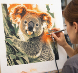 6 Layer Koala art airbrush Stencil set template