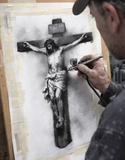 6 Layer Crucifixion Stencil set template