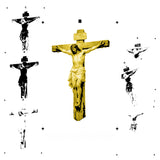 6 Layer Crucifixion Stencil set template