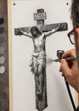 6 Layer Crucifixion Stencil set template