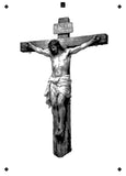 6 Layer Crucifixion Stencil set template
