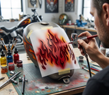 Flames stencil Airbrush art stencil