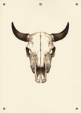 6 Layer Cow Skull Stencil set template