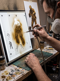 6 Layer Zombie art airbrush Stencil set template
