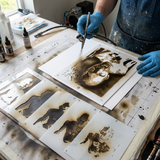 6 Layer Stencil set Zombie template Set