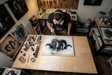 6 Layer Sheep Skull Stencil set template