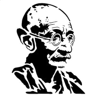 Gandhi Airbrush art stencil available in 3 sizes Mylar