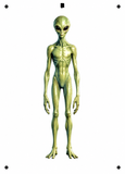 6 Layer Alien Stencil set template