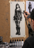 6 Layer Goth Girl Stencil set