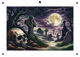 6 Layer Graveyard scene Stencil set template Ships worldwide Reusable many times durable mylar