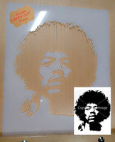 Airbrush art stencil available in 2 sizes Mylar ships worldwide.