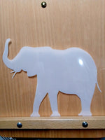 Elephant Airbrush art stencil Mylar ships worldwide.