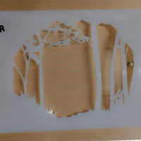 Forest Three layer template Airbrush art stencil set Mylar ships worldwide.