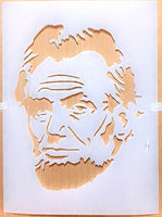 Abraham Lincoln stencil template