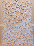 Circle Texture Airbrush art stencil available in 3 sizes Mylar