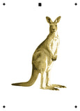 6 Layer Kangaroo art airbrush Stencil set template