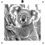 6 Layer Koala art airbrush Stencil set template