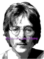 Three layer Lennon Airbrush art stencil set clear Mylar ships worldwide.