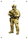 6 Layer Soldier Stencil set template