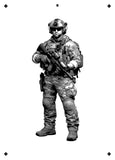 6 Layer Soldier Stencil set template