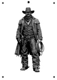 6 Layer Old west cowboy Stencil set