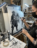 6 Layer Pirate Stencil set template Ships worldwide Reusable many times durable mylar