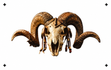 6 Layer Sheep Skull Stencil set template