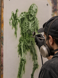 6 Layer Zombie Skeleton Stencil set template Ships worldwide Reusable many times durable mylar