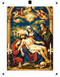 6 Layer Religious scene Stencil set template Reusable many times durable mylar