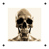 6 Layer Skeleton Bust Stencil set template