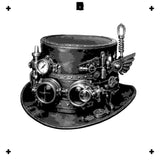 6 Layer steampunk hat art airbrush Stencil set template re useable many times
