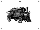 6 Layer steampunk Wagon Stencil set template