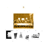 6 Layer Stencil set The Last Supper template Set