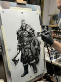 6 Layer Viking Stencil set template