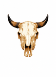 6 Layer Cow Skull Stencil set template