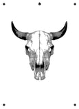 6 Layer Cow Skull Stencil set template