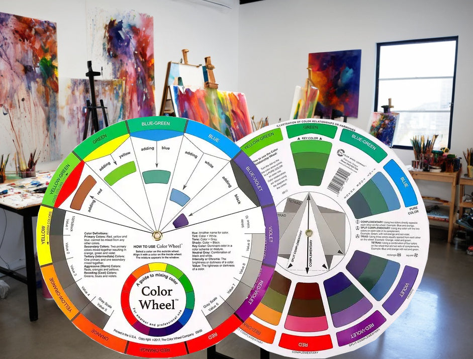 Artists Colour Wheel Mixing Colour Guide 23cm Artist Colour Wheel – Air ...