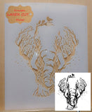 Elephant Airbrush art stencil Mylar ships worldwide.