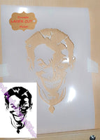 Joker stencil template