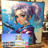 Airbrush Paints set of 12 colours