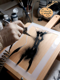 Nude Female stencil Airbrush art stencil available in 7 sizes Mylar ships worldwide.